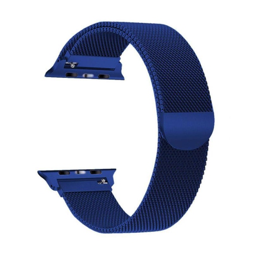 Bracelet bleu à fermoir magnétique Milan de PANDACO pour Apple Watch 38&nbsp;mm/40&nbsp;mm/41&nbsp;mm/42&nbsp;mm