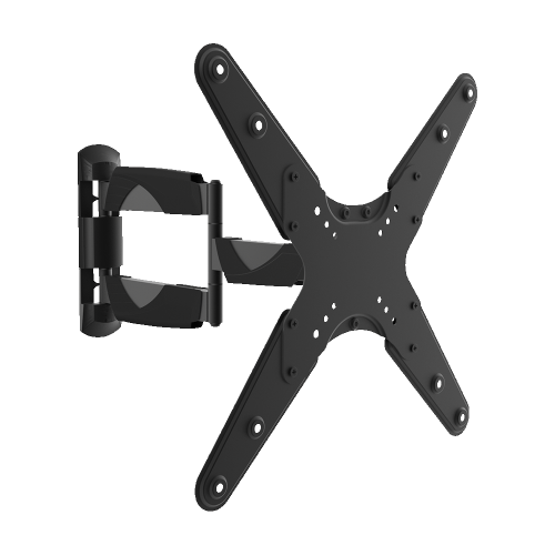 PrimeCables Slim TV Wall Mount for 13-55 inch Curved/Panel TVs - Full Motion Articulating Arm up to 77 Lbs