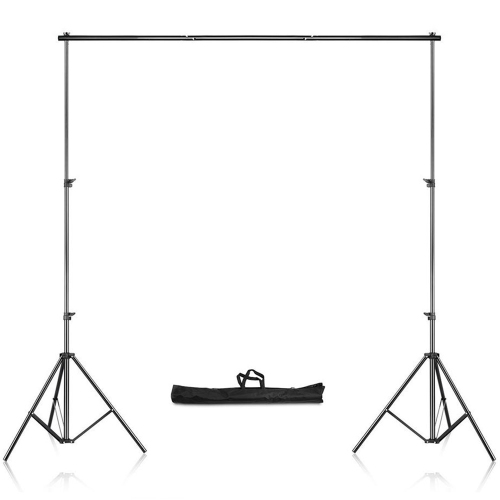 PrimeCables® Adjustable Background Support Stand Photo Backdrop Crossbar Kit, 6.56x6.56ft/2x2m