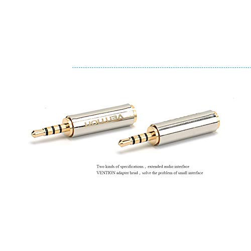 Vention 2.5mm Male to 3.5mm Female Audio Plug 4 Poles Connector Audio Adapter Jack 3.5mm Audio Plug Stereo