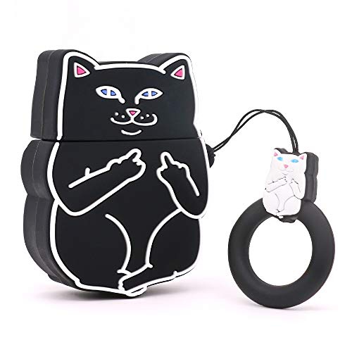 middle finger cat backpack