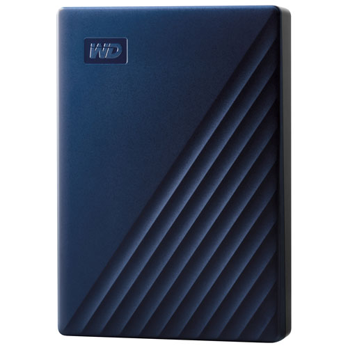 WD My Passport 5TB USB 3.0 Desktop Portable Hard Drive for Mac - Blue