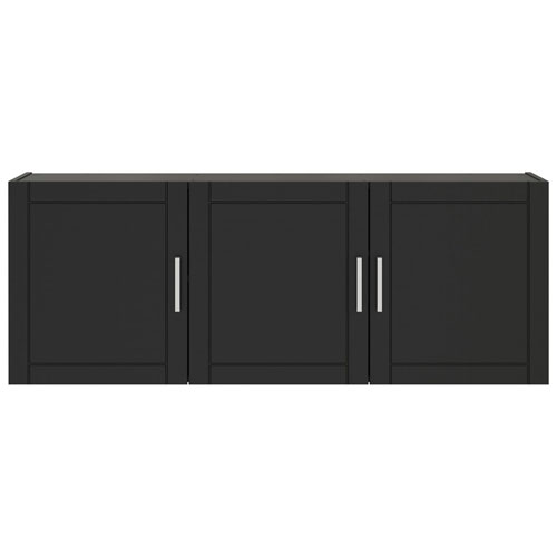 Callahan 20" 3-Shelf Wall Cabinet - Black