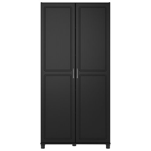 Armoire de 74 po à 5 tablettes Kendall - Noir