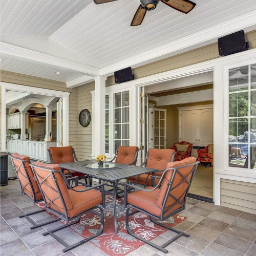 Kicker KB6 Outdoor/Indoor Speakers with Mounting Brackets