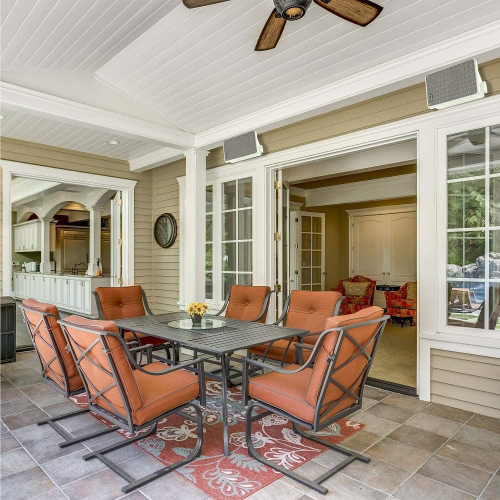 Kicker KB6 Outdoor/Indoor Speakers with Mounting Brackets