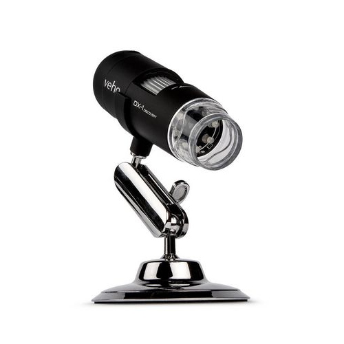 Veho DX-1 USB 2MP 200x Magnification Microscope with Alloy Cradle Stand