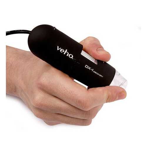 Veho DX-1 USB 2MP 200x Magnification Microscope with Alloy Cradle Stand