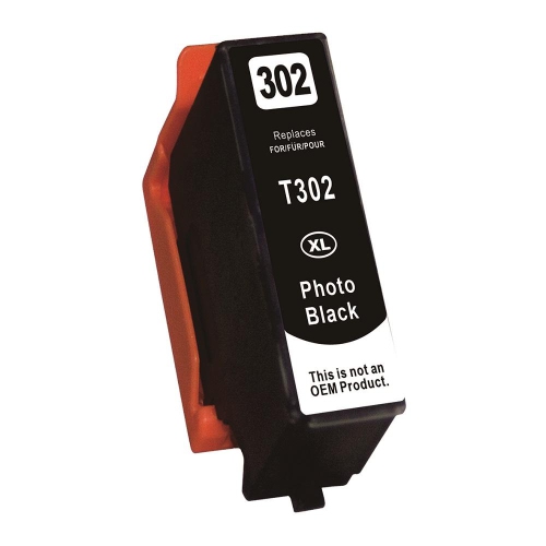 Compatible Epson T302XL120 Photo Black Inkjet Cartridge By Superink