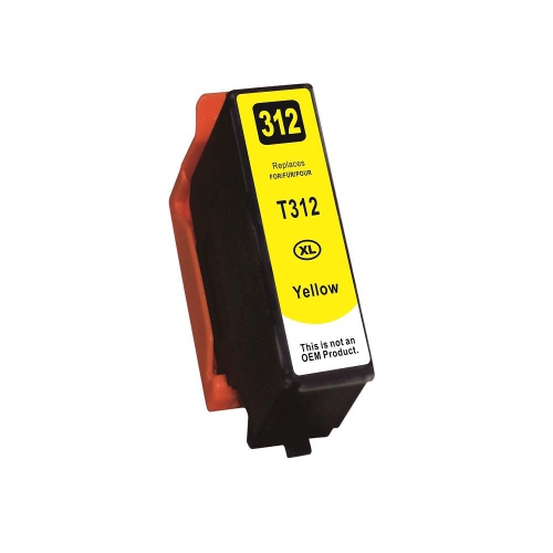 Compatible Epson T312XL420 Yellow Inkjet Cartridge By Superink