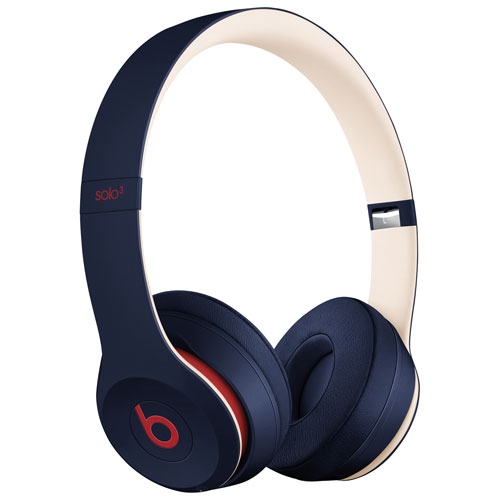 BEATS BY DR. DRE  Refurbished (Good) - Solo3 Club Collection On-Ear Bluetooth Headphones - Club In Navy The sound quality- the best