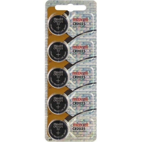 Maxell CR2025 Lithium Battery 2025 3V coin cell batteries 5P