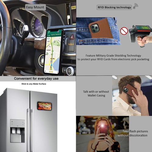 Étui portefeuille magnétique amovible avec protection RFID de Navor compatible avec iPhone 11 Pro Max [6,5 po] [série Vajio] - Brun