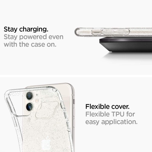 Spigen Liquid Crystal Glitter Designed for Apple iPhone 11 - Crystal Quartz