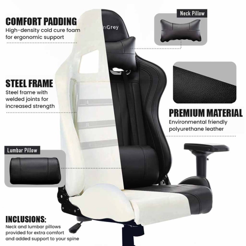 MotionGrey Enforcer Office Gaming Chair Ergonomic High Back