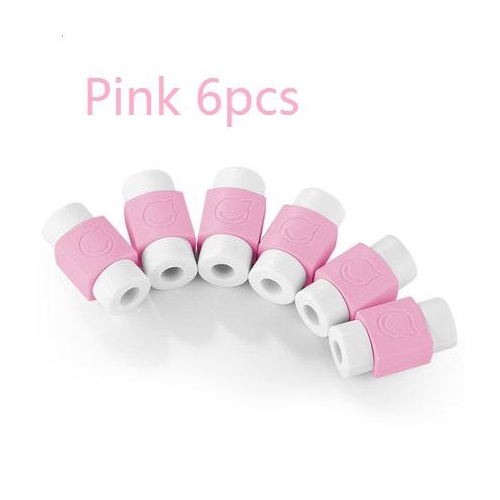 UGREEN Data cable tail protection sleeve Pink 6Pcs
