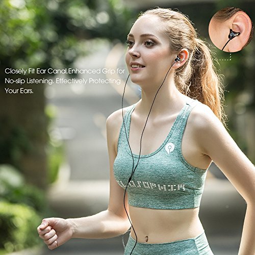 New Bee Super Soft Comfortable Foam Earphone Tips Replacement Earbud Tips Premium Memory Foam Earbuds ,Black