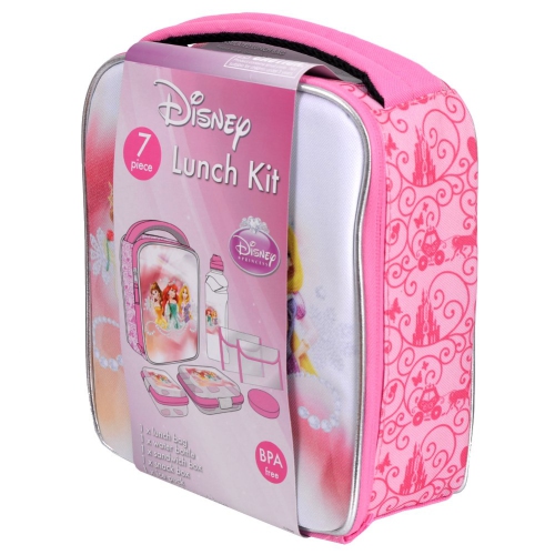 Disney Princess 7 Piece Lunch Box Set