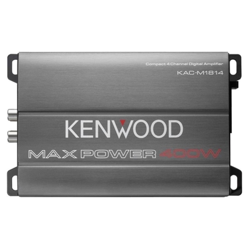 Kenwood KAC-M1814 Compact 4-Channel Digital Amplifier For Car Grey