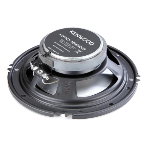 Kenwood KFC-1666S 6.5" Coaxial Speaker Sport Series 300W, For Car, Black