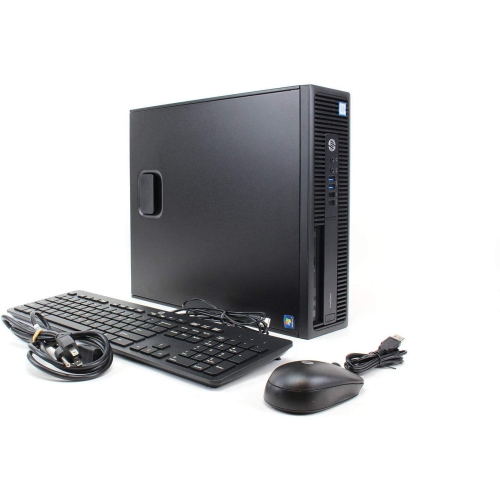 Gaming PC - HP 600 G2 SFF i5 @ 3.2 GHz, 16 GB RAM, 256 GB SSD, 500GB HDD, NEW NVIDIA GT 1030, Win 10 Pro *Refurbished*