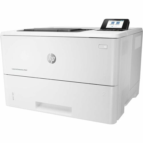 HP LaserJet M507 Monochrome Desktop Laser Printer - White -