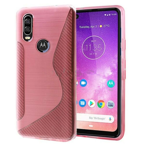 Csmart Ultra Thin Soft Tpu Silicone Jelly Bumper Back Cover Case For Motorola Moto One Vision Hot Pink Best Buy Canada