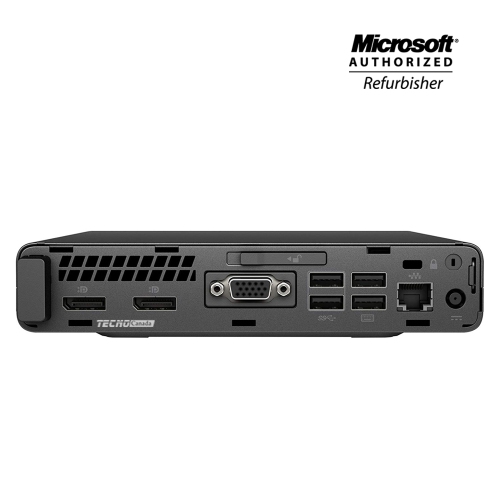 Refurbished - HP ProDesk 600 G3 Mini Desktop Intel i5 7500T 8GB New 256GB SSD Windows 10 professional WiFi