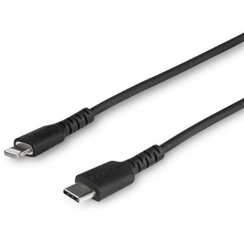 Câble USB C à Lightning 2 m/6,6 pi de StarTech - certifié MFi - Câble Lightning robuste - Noir - Câble de chargement USB durable