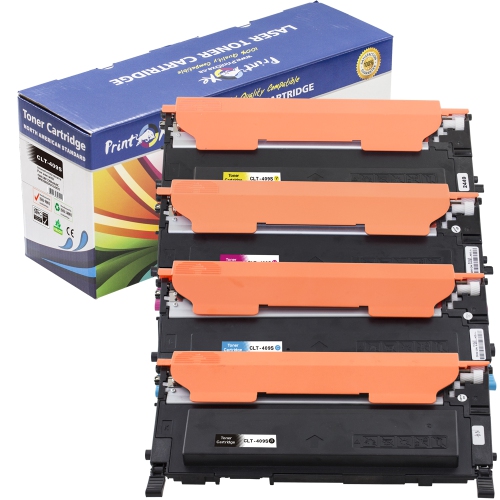 PRINTOXE® CLT 409S Compatible Set of 4 Toner Cartridges CLT-409S for Samsung CLP-310 / CLP-310N / CLP-315 / CLP-315W / CLX-3170FN / CLX-3175 /