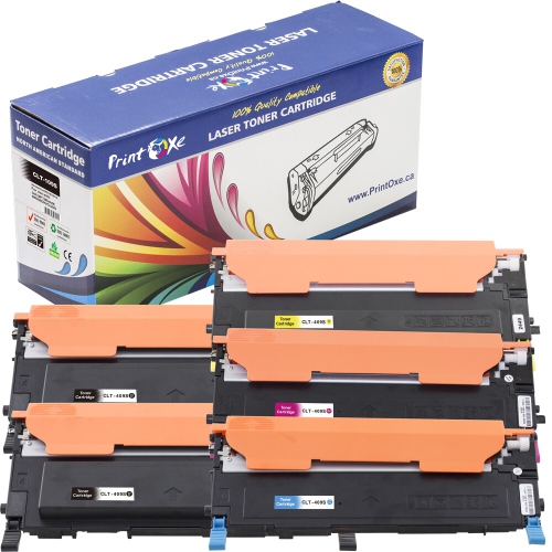 PRINTOXE® CLT 409S Compatible Set+Black - 5 Toner Cartridges CLT-409S for Samsung CLP 310 310N 315 315W & CLX 3170FN 3175 3175N 3175FN 3175FW Printers