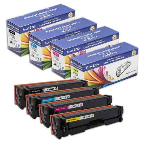 CF410X CF411X CF412X CF413X Compatible with HP - Hight Yield Set | 4 Toner Cartridges | For LaserJet Pro M452dw 452dn 452nw MFP M377dw M477fnw