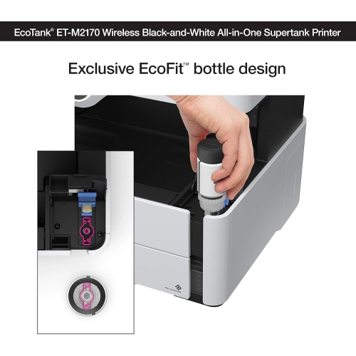 Epson ET-M2170 Supertank Wireless All-In-One Inkjet Printer -