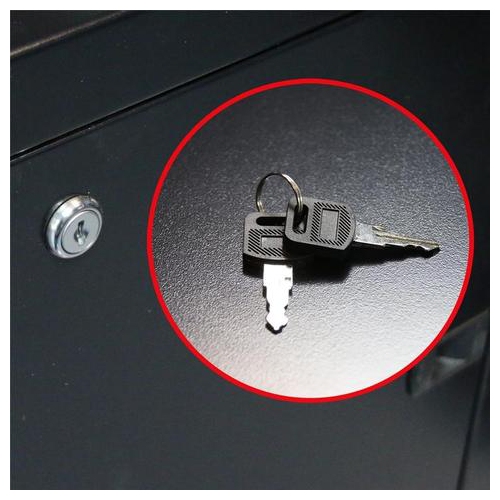 SyncSystem SSYS-RACK-21 21U Server/ AV Rack Cabinet with Glass Front Door, Black