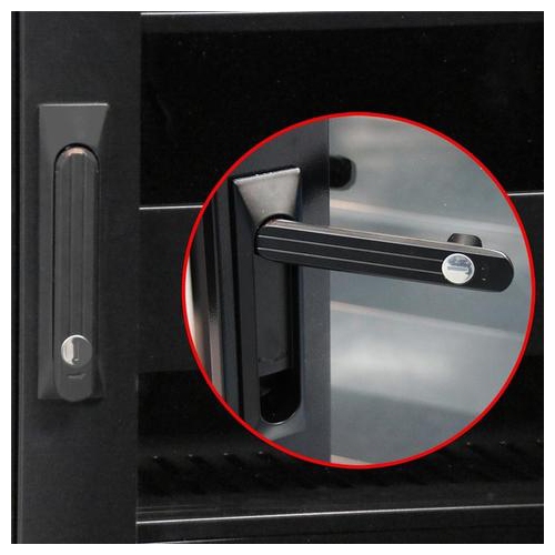 SyncSystem SSYS-RACK-21 21U Server/ AV Rack Cabinet with Glass Front Door, Black