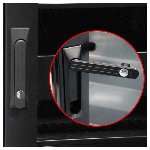 SyncSystem SSYS-RACK-27 Cabinet de Serveur / Rack AV 27U Avec Porte en Verre, Noir