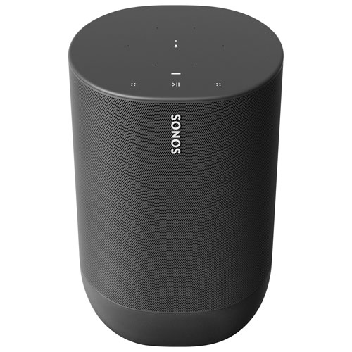 Sonos Move Haut-parleur intelligent sans fil avec Alexa d'Amazon et Assistant Google - Noir
