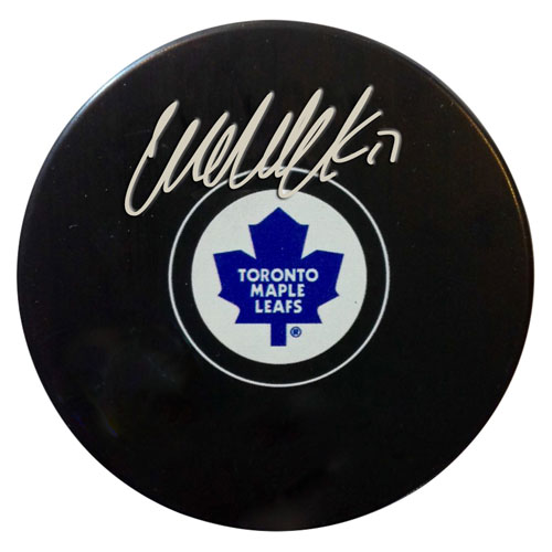 Frameworth Toronto Maple Leafs: Hockey Puck Signed By Wendel Clark