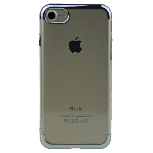 NINE(9)  for Iphone 7/8 Plus #9 Color Corner Tpu Case In Silver