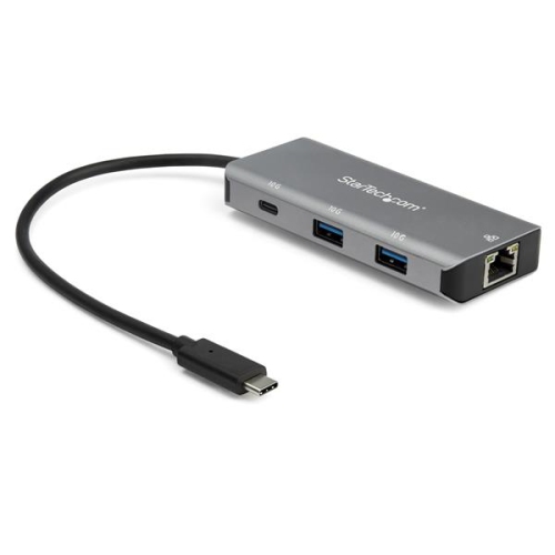 STARTECH  3-Port USB-C Hub With LAN Port - 10GBps - 2X USB-A & 1X USB-C