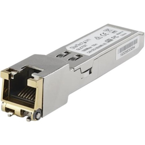 StarTech.com Juniper RX-GET-SFP Compatible SFP Transceiver Module - 1000Base-T