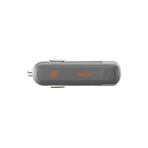 Ventev 282415 PD USB-C Port Car Charger 18W Grey