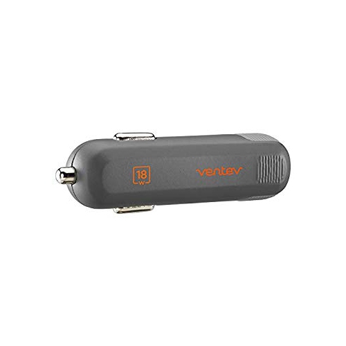 Ventev 282415 PD USB-C Port Car Charger 18W Grey