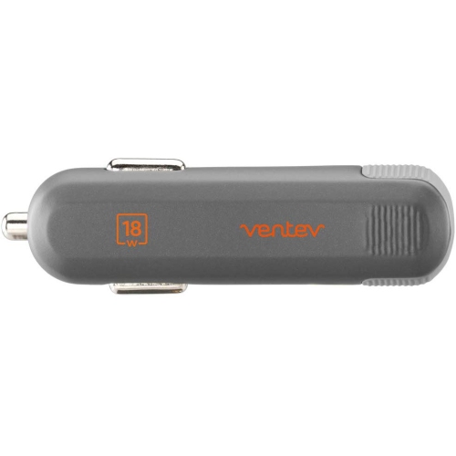 Ventev 282415 PD USB-C Port Car Charger 18W Grey