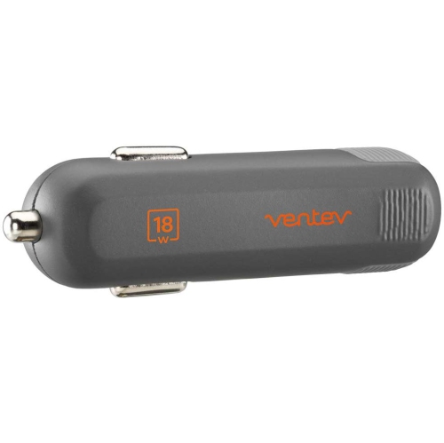 Ventev 282415 PD USB-C Port Car Charger 18W Grey