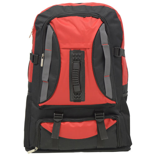 Club Rochelier 50L Travel/Camper Backpack - Red/Black
