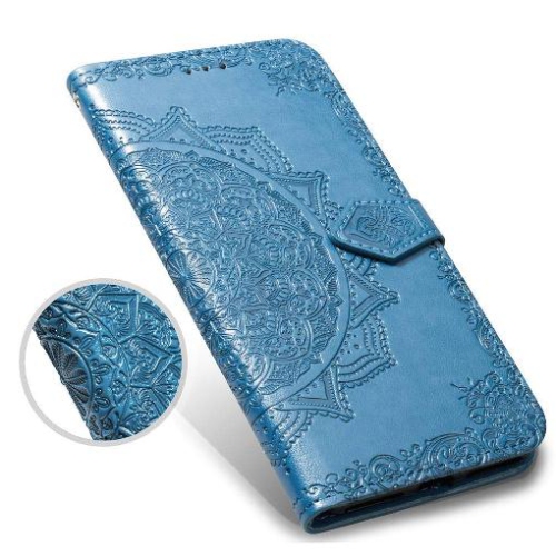 Luxe cuir cuir fleur Mandala étui portefeuille cuir pu haut de gamme SKYXD Luxury 3D pour iPhone 11