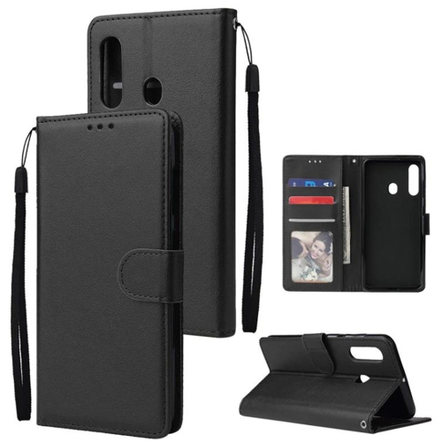 [CS] Samsung Galaxy A10e / A20e Case, Magnetic Leather Folio Wallet Flip Case Cover with Card Slot, Black