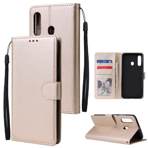 [CS] Samsung Galaxy A10e / A20e Case, Magnetic Leather Folio Wallet Flip Case Cover with Card Slot, Rose Gold