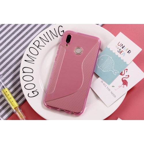【CSmart】Ultra Thin Soft TPU Silicone Jelly Bumper Back Cover Case for Samsung Galaxy A20, Hot Pink